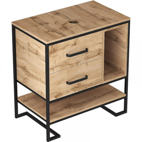 Тумба под раковину 1MarKa Grunge Loft 80Н Ц0000005442 Дуб Вотан МДФ / ЛДСП