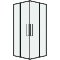 Душевой уголок Grossman Cosmo 80х80 300.K33.02.8080.42.00 профиль Графит сатин стекло прозрачное