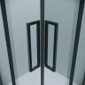 Душевой уголок Grossman Cosmo 80х80 300.K33.02.8080.42.00 профиль Графит сатин стекло прозрачное