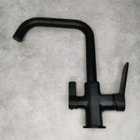 Смеситель для кухни Frap H62 F4362 Черный матовый латунь