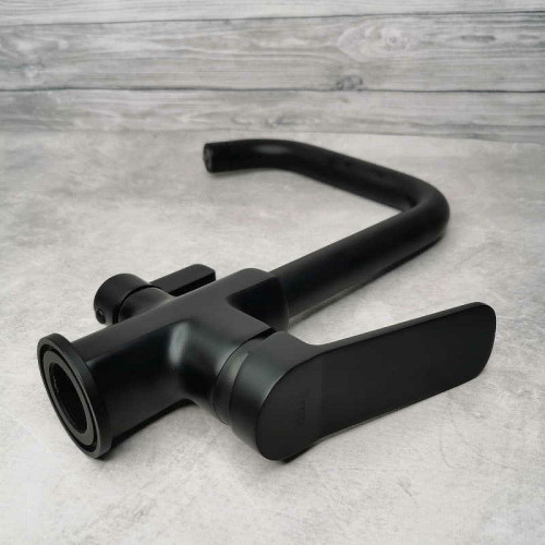 Смеситель для кухни Frap H62 F4362 Черный матовый латунь