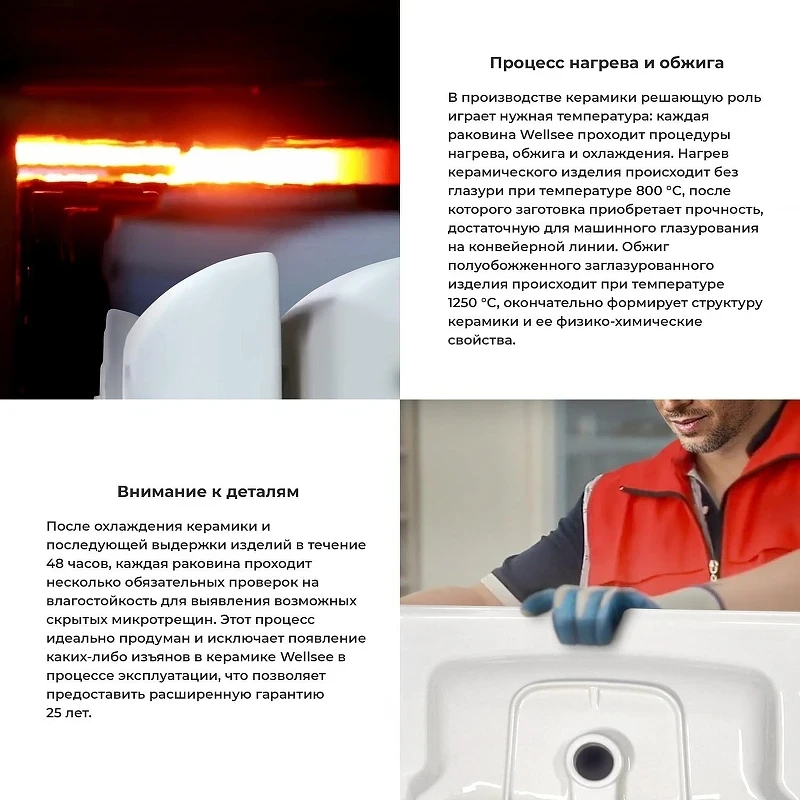 Раковина Wellsee M1 Limited Edition 42 31880400S цвет Белый глянцевый