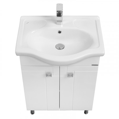Тумба под раковину Aquaton Фиджи 60 1A179601FG010 Белая глянцевая МДФ / ЛДСП