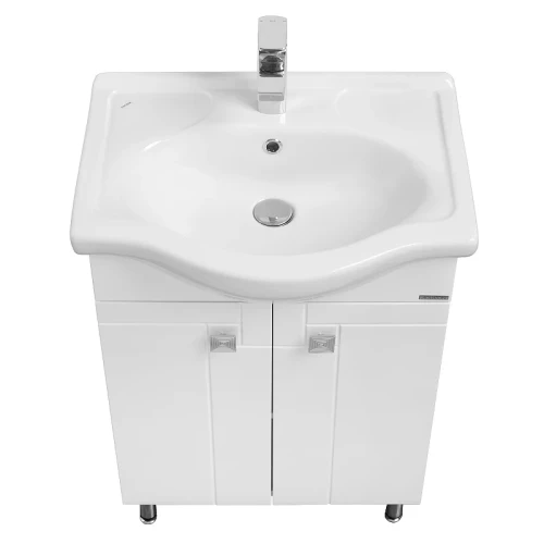 Тумба под раковину Aquaton Фиджи 60 1A179601FG010 Белая глянцевая МДФ / ЛДСП