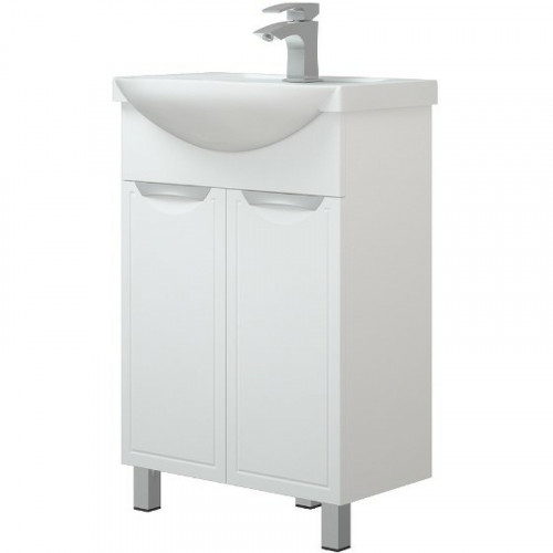 Тумба под раковину Corozo Монро 60 SD-00000663 Белая МДФ / ЛДСП