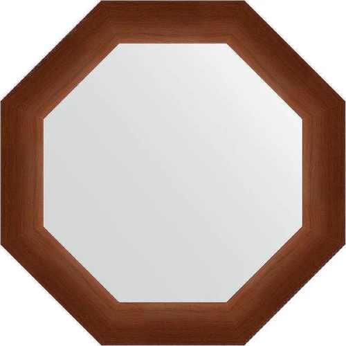 Зеркало Evoform Octagon 52х52 BY 3727 в багетной раме - Орех 65