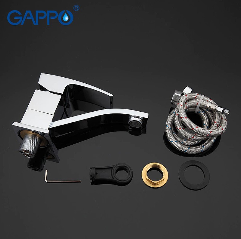 Смеситель для раковины Gappo G07 G4507 Хром латунь
