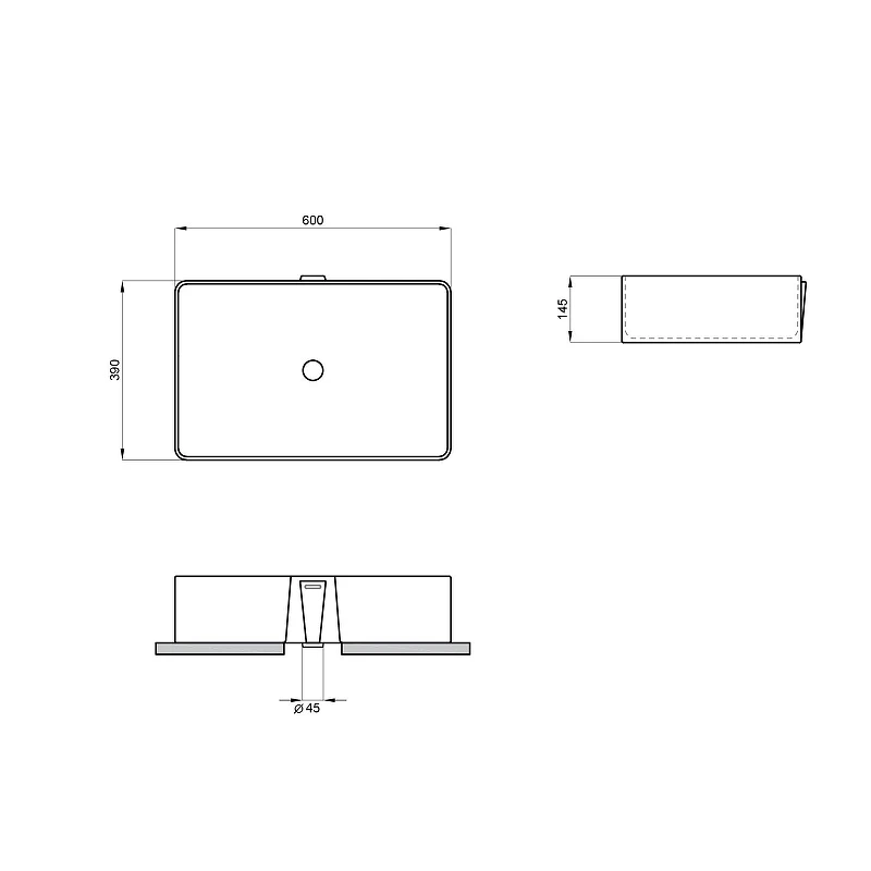Раковина-чаша Lavinia Boho Bathroom Sink 60 33311104 цвет Белый глянцевый