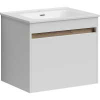 Тумба под раковину Sancos Smart 60 SM60W подвесная Белый глянец МДФ / ЛДСП