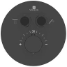 Душевая система Vincea Inspire VSFW-3I22MT5MB с термостатом Черная матовая латунь встраиваемый