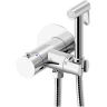 Гигиенический душ со смесителем Allen Brau Thermo rund 5.60001-00 с термостатом Хром латунь на стену