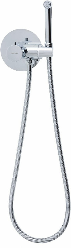 Гигиенический душ со смесителем Allen Brau Thermo rund 5.60001-00 с термостатом Хром латунь на стену