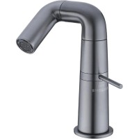 Смеситель для раковины Haiba HB10813-3 Пепельный латунь