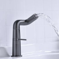 Смеситель для раковины Haiba HB10813-3 Пепельный латунь