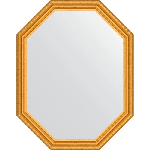 Зеркало Evoform Octagon 72x92 BY 7084 в багетной раме - Состаренное золото 67 мм стекло