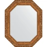 Зеркало Evoform Octagon 60x75 BY 7146 в багетной раме - Виньетка бронзовая 85 мм стекло