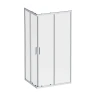 Душевой уголок AM.PM Gem 100x80 W90G-403-100280-MT профиль цвет Хром матовый стекло прозрачное