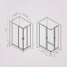 Душевой уголок AM.PM Gem 100x80 W90G-403-100280-MT профиль цвет Хром матовый стекло прозрачное