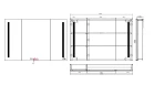 Зеркальный шкаф Jacob Delafon Madeleine 120 EB2209-NF с подсветкой цвет Серебро матовое