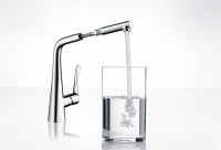 Смеситель для кухни Hansgrohe Metris 14821000 Хром латунь