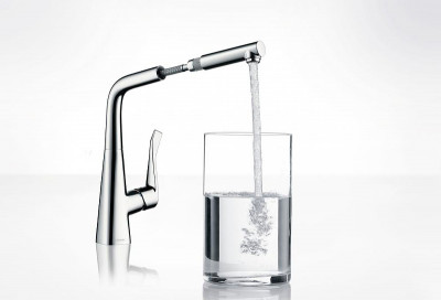 Смеситель для кухни Hansgrohe Metris 14821000 Хром латунь