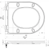 Сиденье для унитаза BelBagno BB870SC Белое с микролифтом