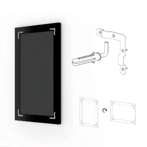 Зеркало Evoform Exclusive 84х54 Медный эльдорадо стекло