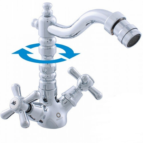 Смеситель для биде Rav Slezak Morava retro MK120.5/9 Хром латунь