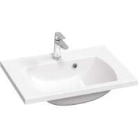 Раковина Ravak Classic II 60 XJX01160003 Белая искусственный камень (литьевой мрамор) подвесная, полувстраиваемая