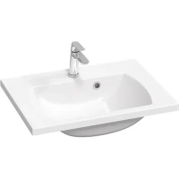 Раковина Ravak Classic II 60 XJX01160003 Белая искусственный камень (литьевой мрамор) подвесная, полувстраиваемая