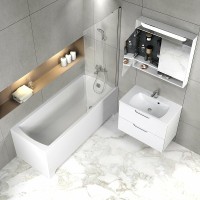 Раковина Ravak Classic II 60 XJX01160003 Белая искусственный камень (литьевой мрамор) подвесная, полувстраиваемая