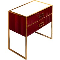 Тумба под раковину Boheme Armadi Art Monaco 100 867-100-RG Бордо глянец Золото МДФ / ЛДСП