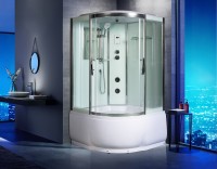 Душевая кабина WeltWasser WW500 Emmer 11055 110x110 10000003288 профиль Хром стекло прозрачное