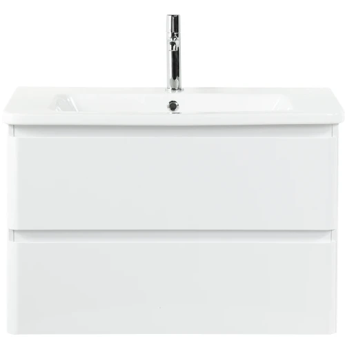 Тумба под раковину BelBagno 105 ALBANO-CER-1050-2C-SO-BL подвесная Bianco Lucido МДФ / ЛДСП
