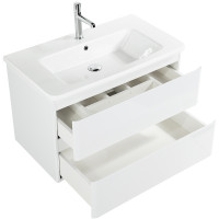 Тумба под раковину BelBagno 105 ALBANO-CER-1050-2C-SO-BL подвесная Bianco Lucido МДФ / ЛДСП