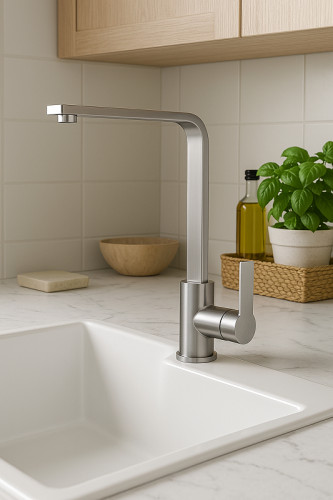 Смеситель для кухни Arrow AG4521SS цвет Сталь