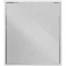 Зеркало Cezares Interni 80 CZR-SPC-INT-800-900-LED-TCH-WARM-BL с подсветкой Bianco Lucido с сенсорным выключателем и подогревом МДФ / ЛДСП, стекло