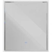 Зеркало Cezares Interni 80 CZR-SPC-INT-800-900-LED-TCH-WARM-BL с подсветкой Bianco Lucido с сенсорным выключателем и подогревом МДФ / ЛДСП, стекло