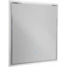 Зеркало Cezares Interni 80 CZR-SPC-INT-800-900-LED-TCH-WARM-BL с подсветкой Bianco Lucido с сенсорным выключателем и подогревом МДФ / ЛДСП, стекло
