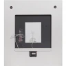 Зеркало Cezares Interni 80 CZR-SPC-INT-800-900-LED-TCH-WARM-BL с подсветкой Bianco Lucido с сенсорным выключателем и подогревом МДФ / ЛДСП, стекло