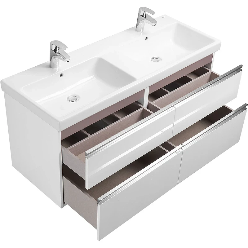 Тумба под раковину Roca The Gap 120 ZRU9307637 подвесная Белый глянец