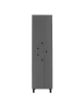 Шкаф пенал Runo Эконом 50 00-00004889 цвет Темно-серый