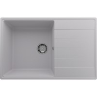 Кухонная мойка Ulgran Quartz Prima 780-04 Платина искусственный камень (литьевой мрамор) встраиваемый