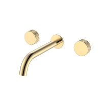 Смеситель для раковины Boheme Stick 152-2-G.3 цвет Золото