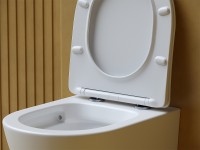 Унитаз Ceramicanova Balearica CN6000MW подвесной Белый матовый с сиденьем Микролифт фарфор подвесной