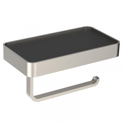 Держатель туалетной бумаги Wonzon &amp; Woghand Graffity WW-9366-BN с полкой цвет Брашированный никель