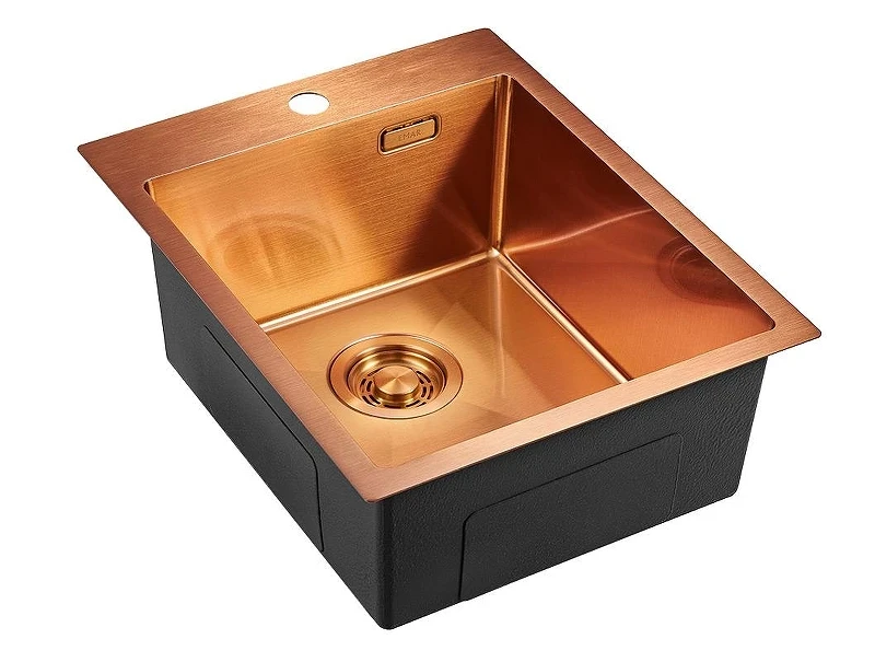 Кухонная мойка Emar PVD 41 EMB-128A PVD цвет Nano Coppery