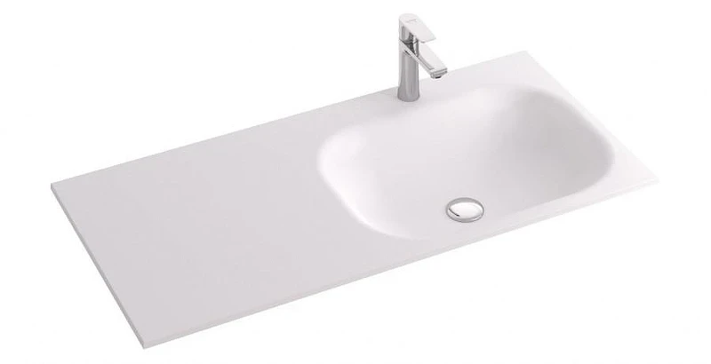 Раковина над стиральной машиной Aquaton Бланш 100 R 1A742031B101R цвет Белый