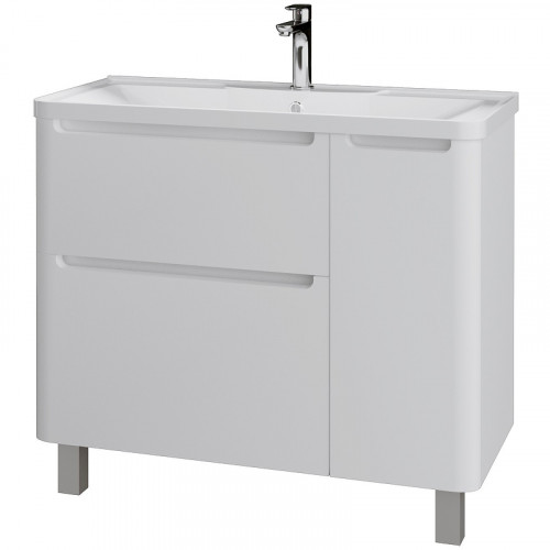 Тумба под раковину Grossman Адель 90 109004 Белая МДФ / ЛДСП