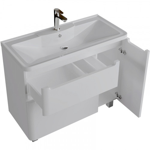 Тумба под раковину Grossman Адель 90 109004 Белая МДФ / ЛДСП